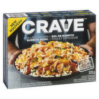 Crave - Pulled Chicken Burrito Bowl Frozen Meal