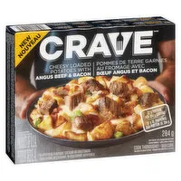 CRAVE - Cheesy Loaded Potatoes with Angus Beef Frozen Meal