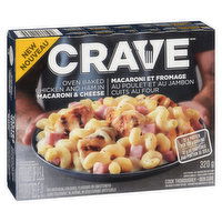 CRAVE - Oven Baked Chicken and Ham in Macaroni & Che, 320 Gram