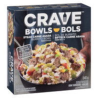 Crave - Steak Carne Asada Burrito Bowl, 340 Gram
