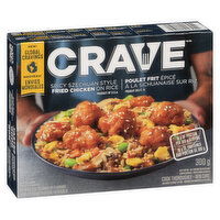 Crave - Crispy Fried Szechuan Chicken With Fried Rice, 300 Gram