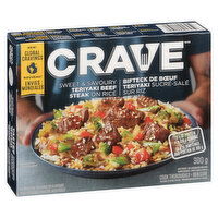 CRAVE - Beef Teriyaki Steak On Rice, 300 Gram