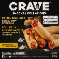 Crave - Crispy Roll Ups, Cheesy Spicy Pepperoni, 540 Gram