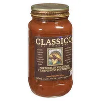 CLASSICO - Roasted Portobello Mushrooms Spaghetti Pasta Sauce