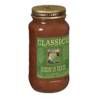 CLASSICO - Tomato & Pesto Spaghetti Pasta Sauce, 650 Millilitre