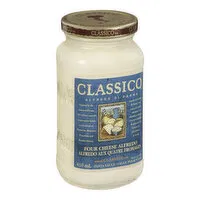 CLASSICO - Four Cheese Alfredo Spaghetti Pasta Sauce, 410 Millilitre