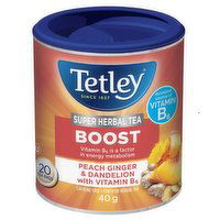 Tetley - Super Herbal Tea Boost Peach