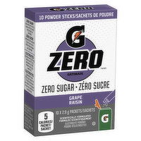 Gatorade - Zero Sugar Powder Grape, 10 Each