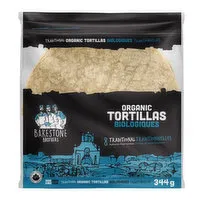 Bakestone Brothers - Tortillas Traditional Organic, 344 Gram