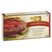 Harvest - Thick Cut Beef Burgers, 6 Each