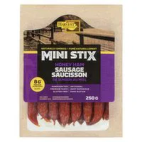 Harvest - Mini Stix - Honey Ham Sausage, 250 Gram