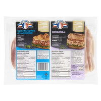 Olymel - Old Fashioned Smoked Ham & Original Cooked Turkey Breast, Sliced Duo Pack, 250 Gram