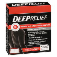 Deep Relief - Warming Heat Patch - Ultra Strength, 6 Each