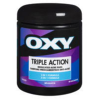 OXY - Triple Action Medicated Acne Pads, 90 Each