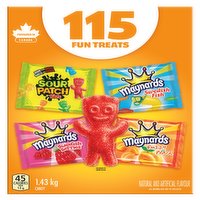 Maynards - Assorted Fun Treats Candy 115 count, 1.43 Kilogram