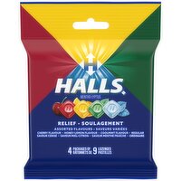 Halls - Cough Lozenges -Assorted Family Pack, 4 Each