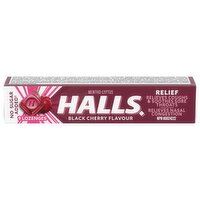 Halls - Cough Lozenges - Black Cherry NSA, 1 Each