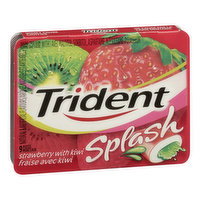 Trident - Splash Strawberry Kiwi, 9 Each