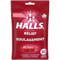 Halls - Cough Lozenges - Cherry, 30 Each