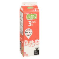 Island Farms - Homogenized Milk 3.25%M.F., 1 Litre