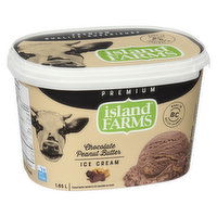 Island Farms - Premium Chocolate Peanut Butter  Ice Cream, 1.65 Litre