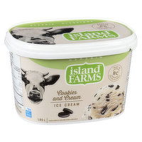 Island Farms - Classic Cookies &Cream Ice Cream, 1.65 Litre