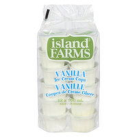 Island Farms - Vanilla Ice Cream Cups, 1200 Millilitre