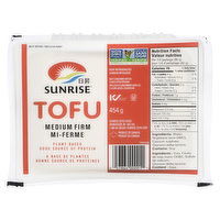 Sunrise - Red Label Medium Firm Tofu, 454 Gram