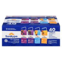 SunRype - 100% Juice Variety 40 Pk, 40 Each