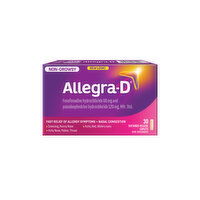 Allegra - Allegra-D Tabs, 30 Each