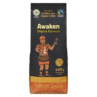 Tribal Java - Awaken Organic Espresso Whole Bean, 400 Gram