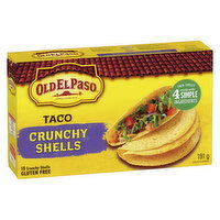 Old El Paso - Crunchy Taco Shells, 18 Each