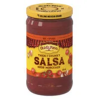 Old El Paso - Thick N' Chunky Hot Salsa, 650 Millilitre