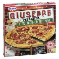 Dr. Oetker - Giuseppe Pizzeria Thin Crust Canadian Pizza, 501 Gram