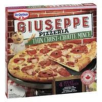 Dr. Oetker - Giuseppe Pizzeria Thin Crust 4 Meat Pizza