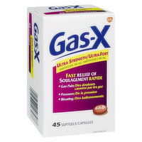 Gas-X - Ultra Strength Anti Gas Tablets - Softgels, 45 Each