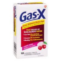 Gas-X - Extra Strength Anti Gas Tablets - Cherry, 18 Each