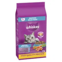 Whiskas - Seafood Selections Cat Food, 4 Kilogram