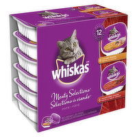 Whiskas - Meaty Selections Pate Variety Pack, 12 Each