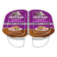 Whiskas - Perfect Portions Cuts In Gravy - Turkey Entree, 2 Each