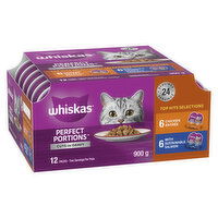 Whiskas - Perfect Portions Cat Food Salmon & Chicken, 12 Each