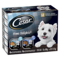 Cesar - Home Delights Variety Pk Dog Wet, 12 Each