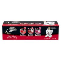 Cesar - Beef Selects Variety Pack, 24 Each