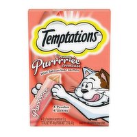 Whiskas - Temptations Creamy Puree Lickable Cat Treats, Salmon, 4 Each