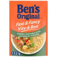 Ben's Original - FAST & FANCY Garden Vegetable Style Rice Side Dish, 132 Gram