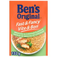 Ben's Original - FAST & FANCY Broccoli & Cheddar Flavour Rice Side, 132 Gram