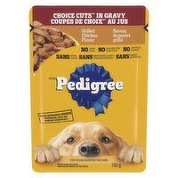 Pedigree - Food For Dogs Choice Cuts in Gravy Grilled Chicken Flavor, 100 Gram