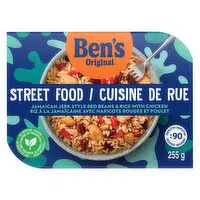 Ben's Original - Street Food Jamaican Jerk Red Beans & Rice Chicken, 255 Gram