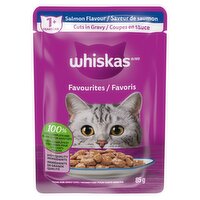 Whiskas - Salmon Flavour Cuts in Gravy, 85 Gram