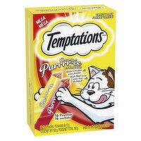 Temptations - Treats for Cats Creamy Purrrr-e Mega Variety Pack 16 Pouches, 192 Gram